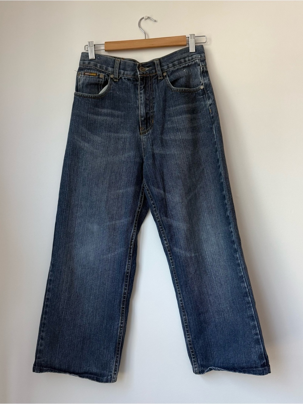Vintage Y2K Chams Baggy Jeans Boys 14 Skater Wide Leg 90s 2000s